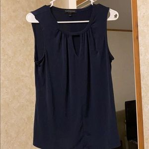 Blue sleeveless top